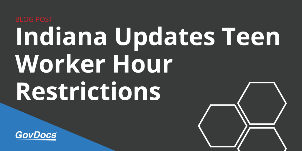 Indiana Updates Teen Worker Hour Restrictions