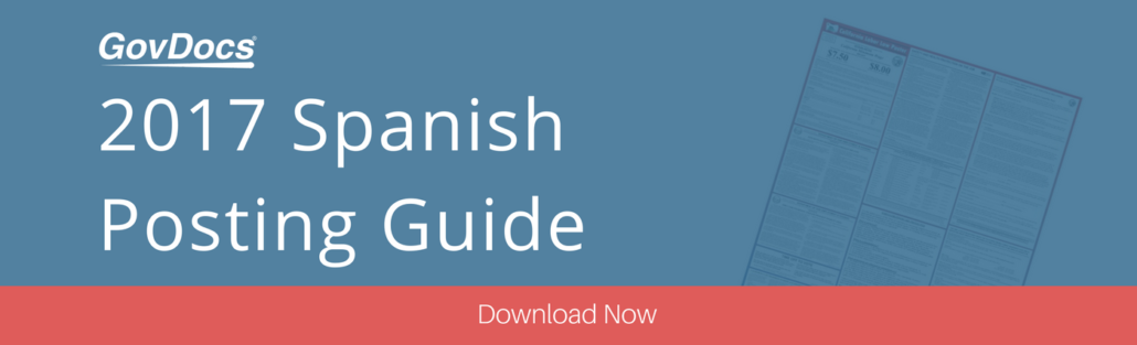 [Guide] 2017 Spanish Posting Guide - Email Landing Page - GovDocs