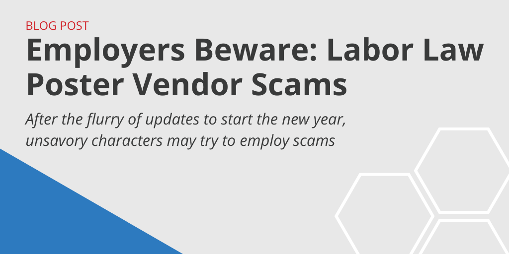 Labor Law Poster Vendor Scams