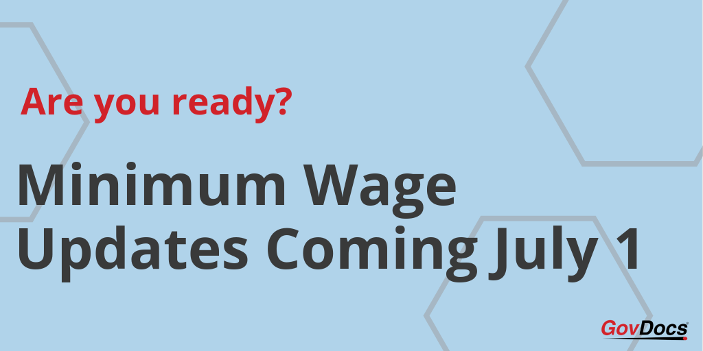 July 1, 2019 minimum wage updates laws changes