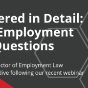 Answered in detail, your employment law questions answered 2019