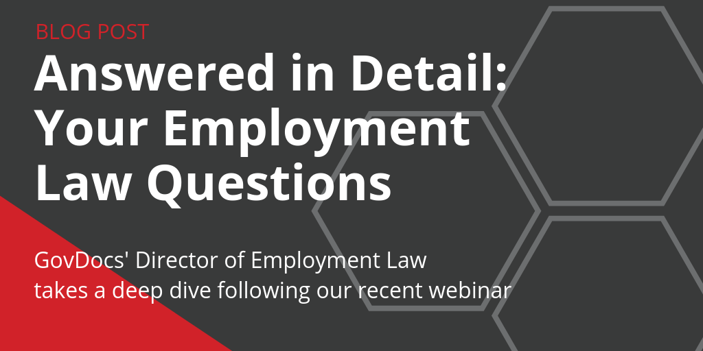 Answered in detail, your employment law questions answered 2019