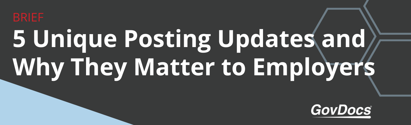 5 Unique Posting Updates and Why They Matter to Employers