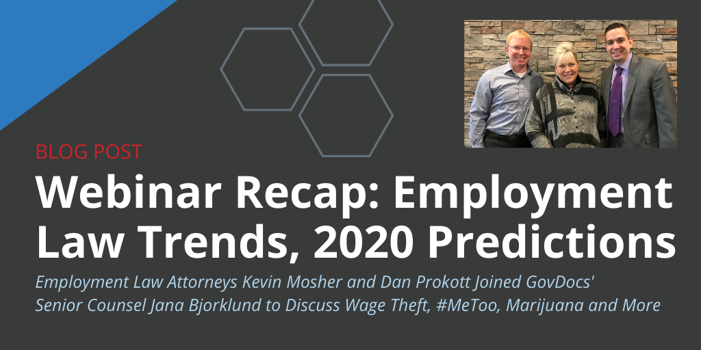 From Wage Theft to Weed: 2019 Employment Law Trends and 2020 Predictions