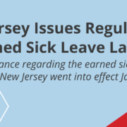 New Jersey Issues Regulations on Earned Sick Leave Law