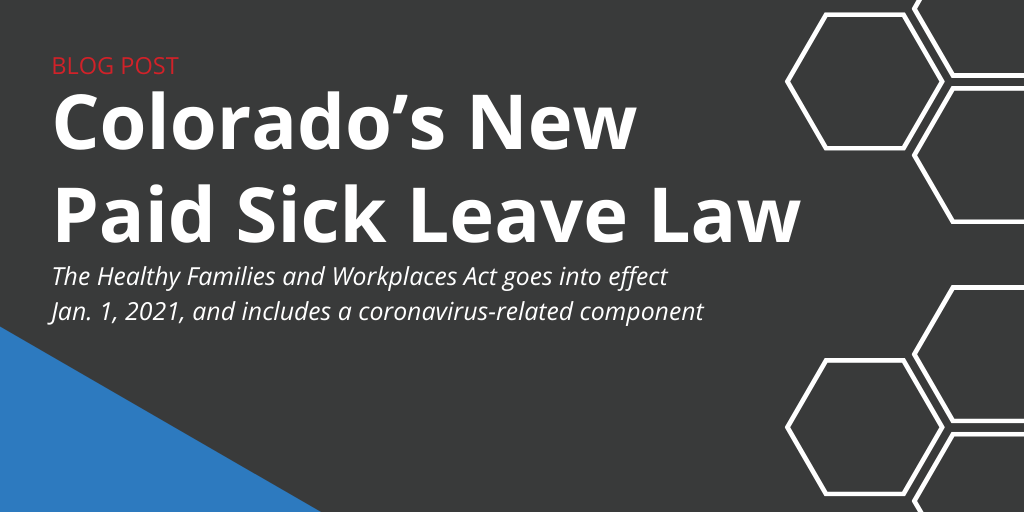Colorado’s New Paid Sick Leave Law GovDocs