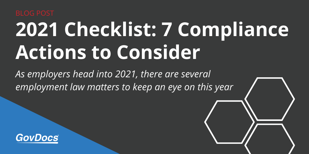 2021 Compliance Checklist