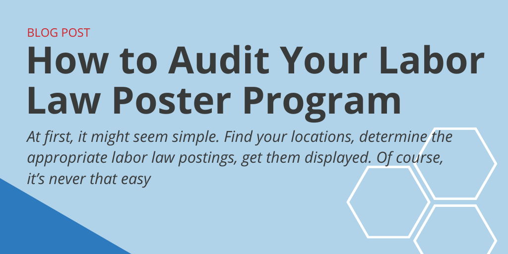 How to Audit Your Labor Law Poster Program