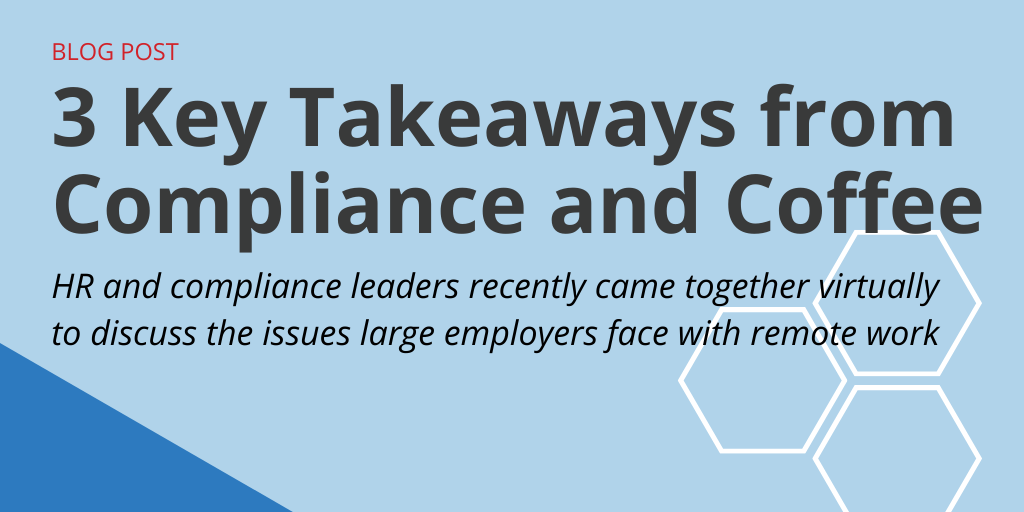 Compliance and Coffee Takeaways