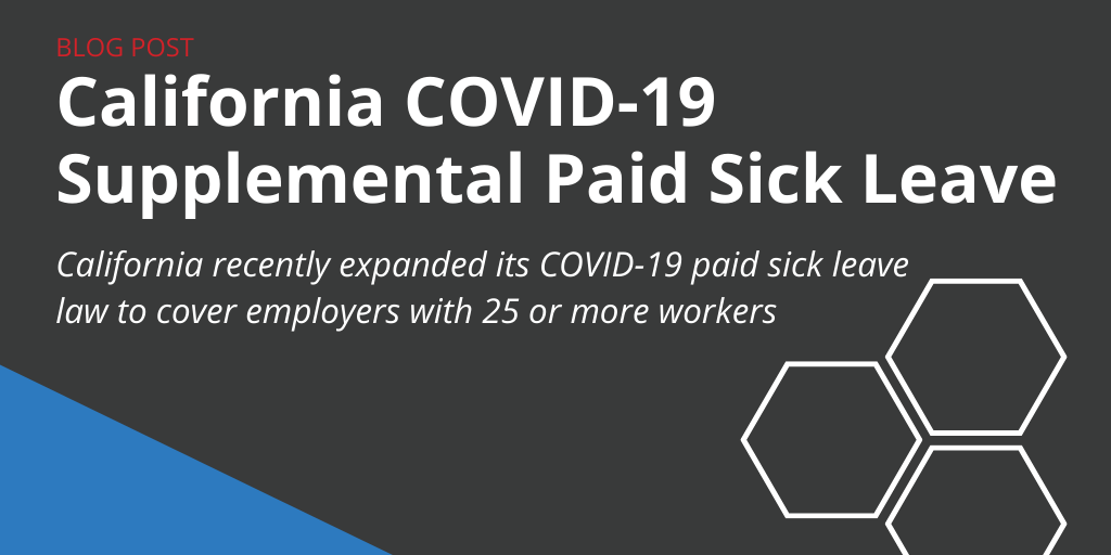 California COVID-19 Paid Sick Leave