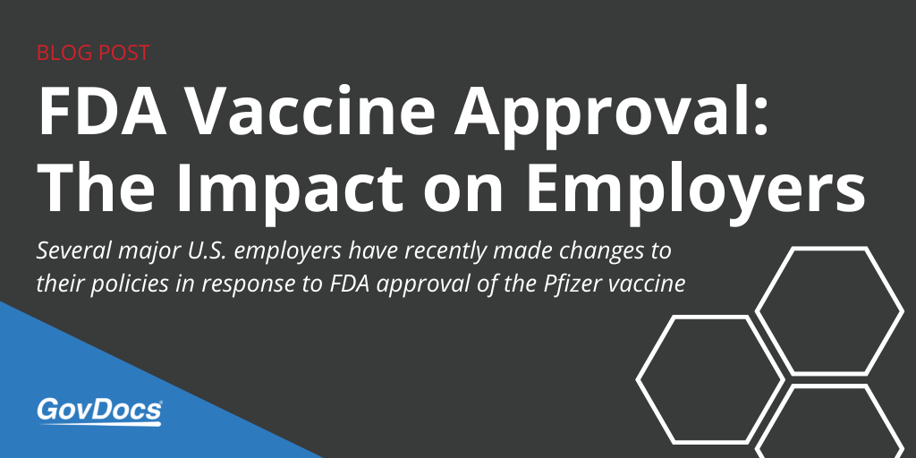 FDA Vaccine Approval Impact on Employers