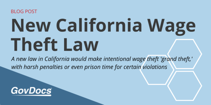 New California Wage Theft Law - GovDocs
