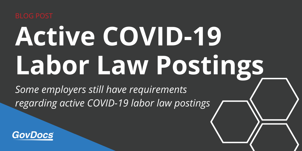 Active COVID-19 Labor Law Postings