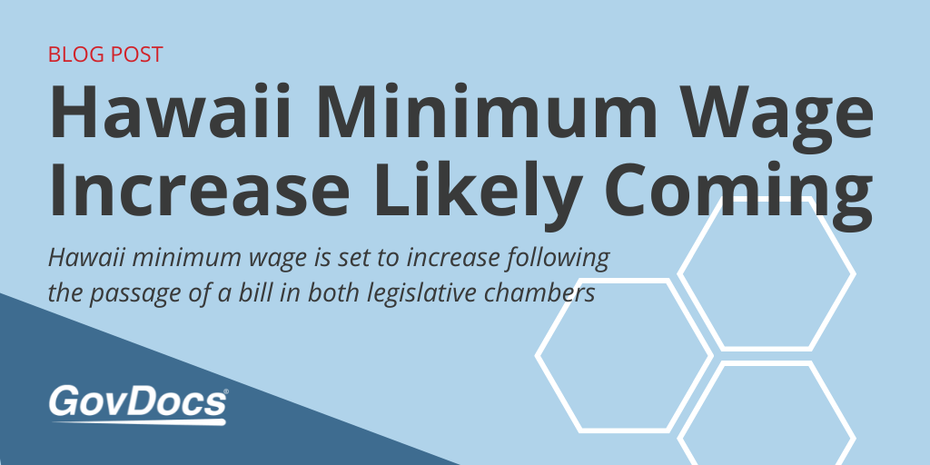 Hawaii Minimum Wage Increase GovDocs