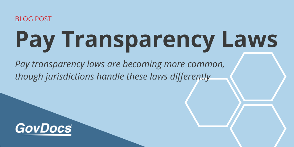 Pay Transparency Laws by State GovDocs