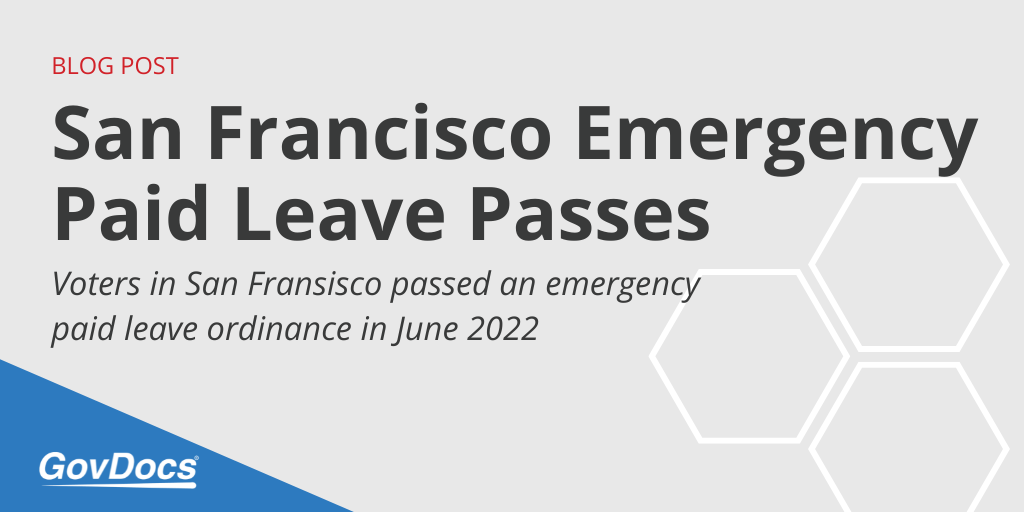 San Francisco Emergency Paid Leave