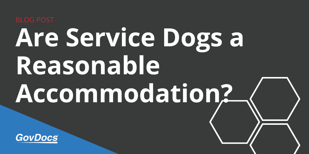 Are Service Dogs a Reasonable Accommodation?