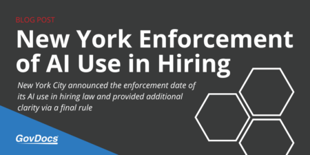 New York Enforcement of AI Use in Hiring - GovDocs