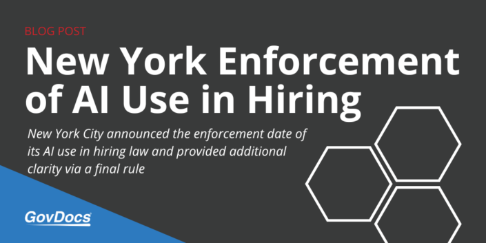 New York Enforcement of AI Use in Hiring - GovDocs