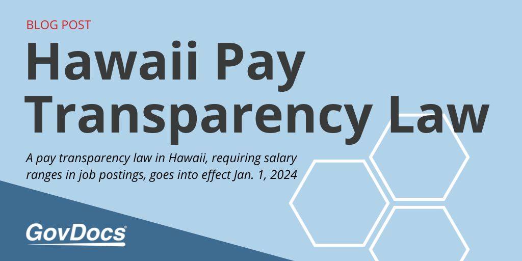 Hawaii Pay Transparency Law