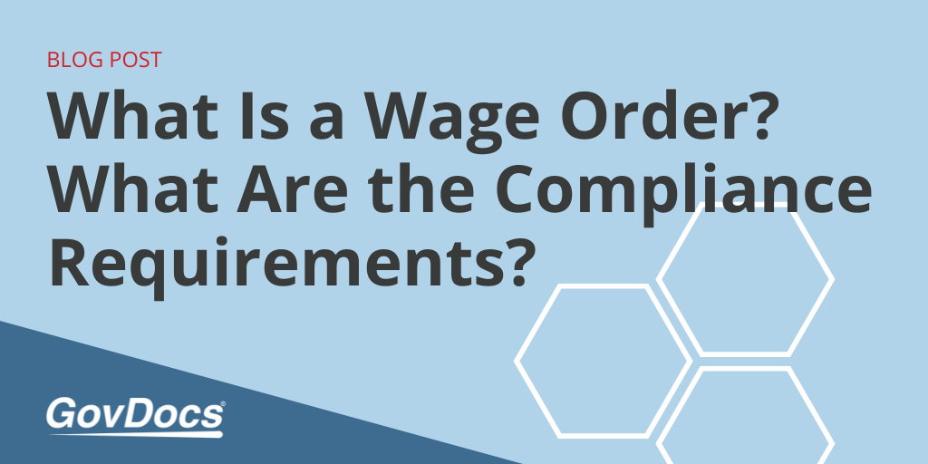 What Is a Wage Order?