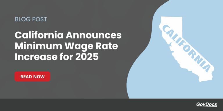 California Announces New Minimum Wage Rates for 2025