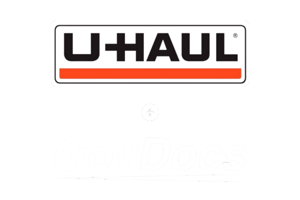 Uhaul and GovDocs Logos