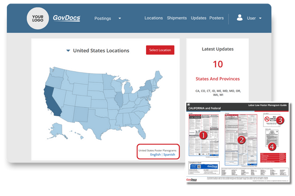 GovDocs Dashboard English and Spanish