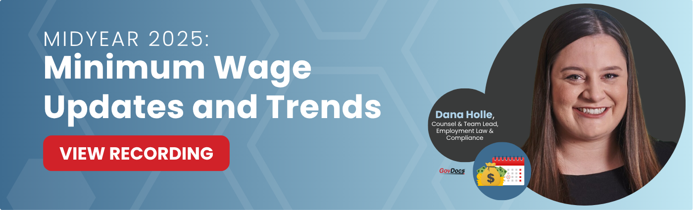 Midyear Minimum Wage Updates and Trends 2025 Webinar
