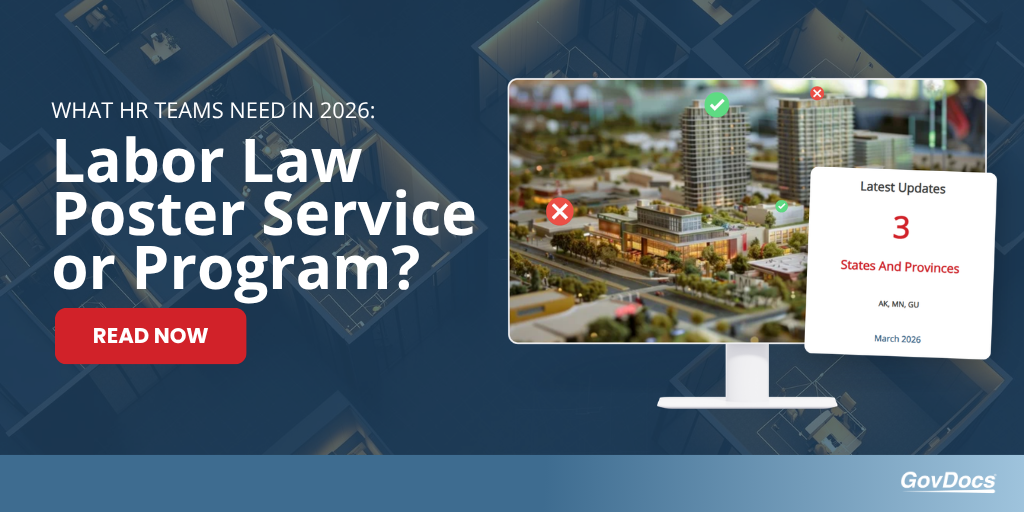 Labor Law Poster Service versus Program for Employment Law Compliance from GovDocs