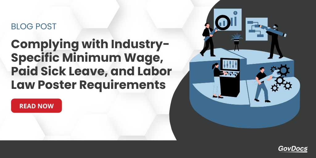 Industry specific labor law postings for retail, hospitality, and healthcare.