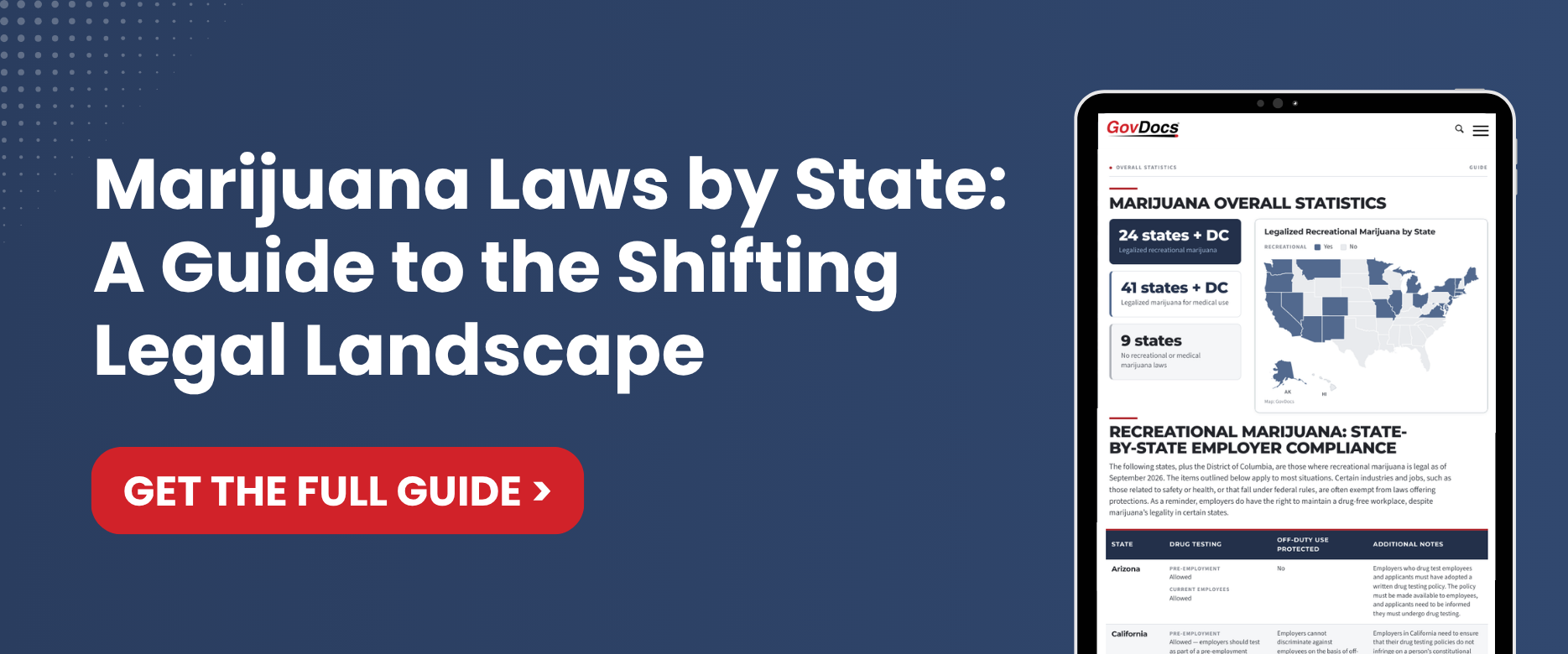 Marijuana Laws by State Guide from GovDocs