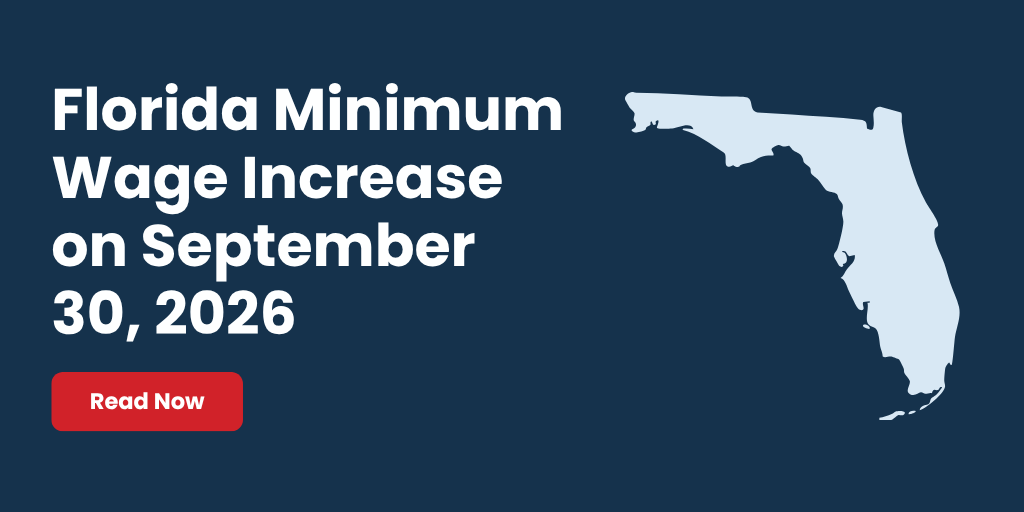 Florida Minimum Wage Increase on September 30, 2026