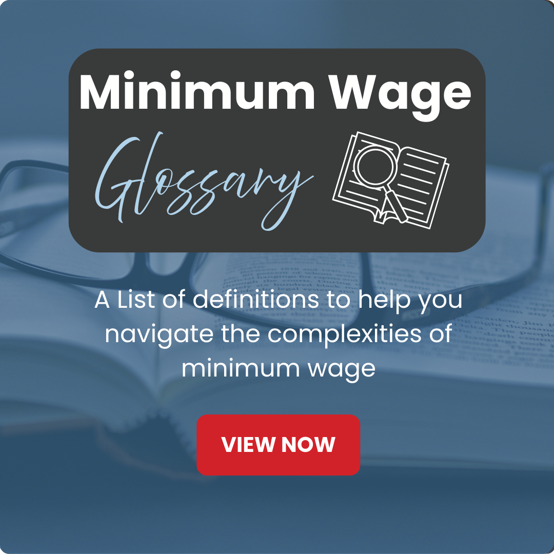 Minimum Wage Glossary