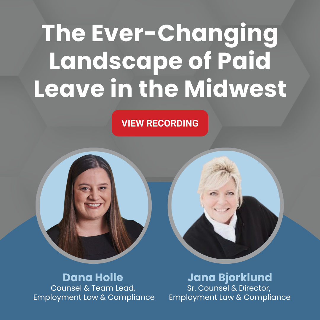 The Ever-Changing Landscape of Paid Leave in the Midwest Webinar