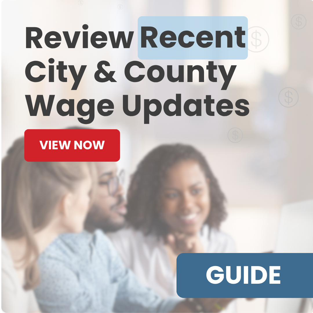 City and County Minimum Wage Guide GovDocs