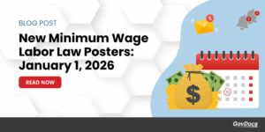New Minimum Wage Labor Law Posters: January 1, 2026