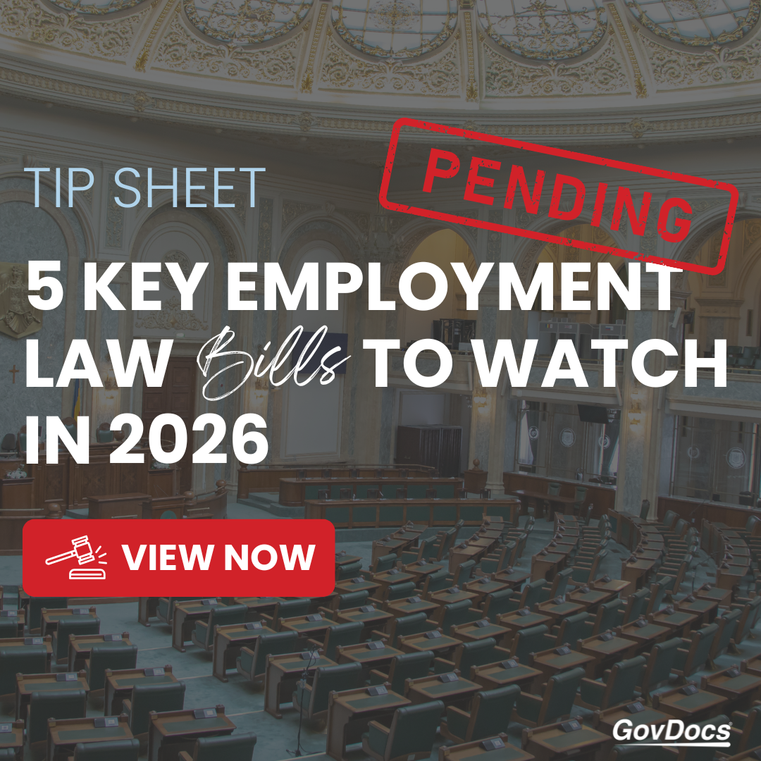 5 Key Employment Law Bills to Watch in 2026