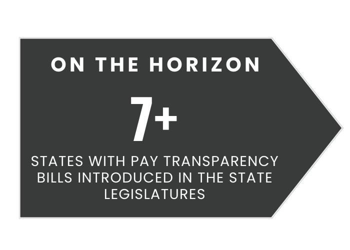 7+ states with pay transparency bills introduced in the state legislatures