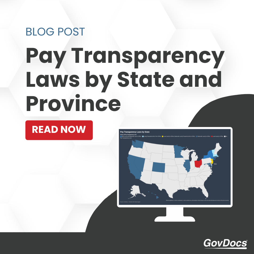 Pay Transparency Laws by State and Province