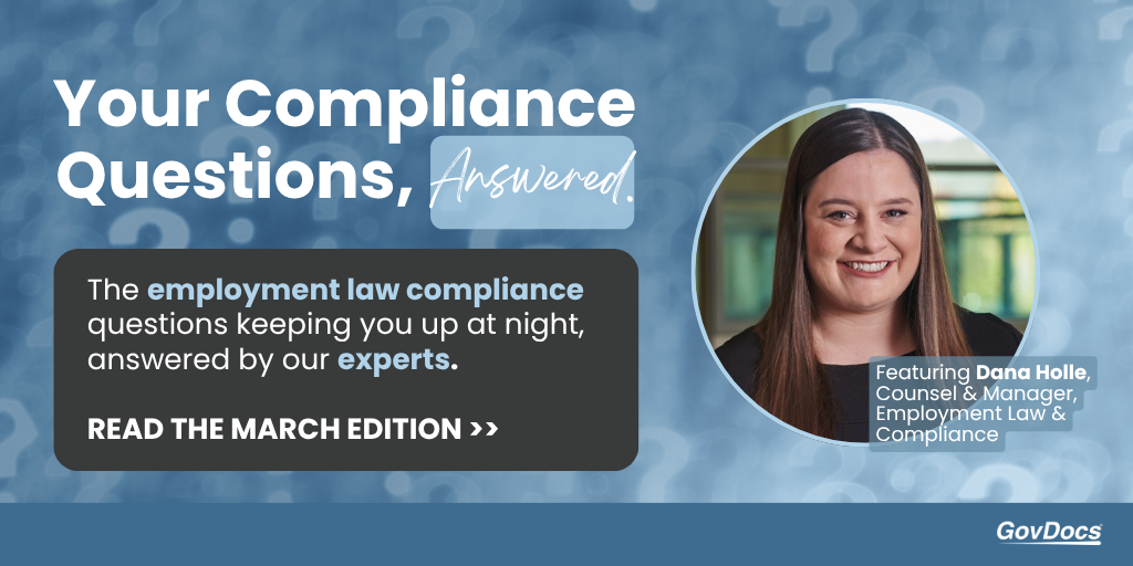 Your Compliance Questions, Answered - March Edition
