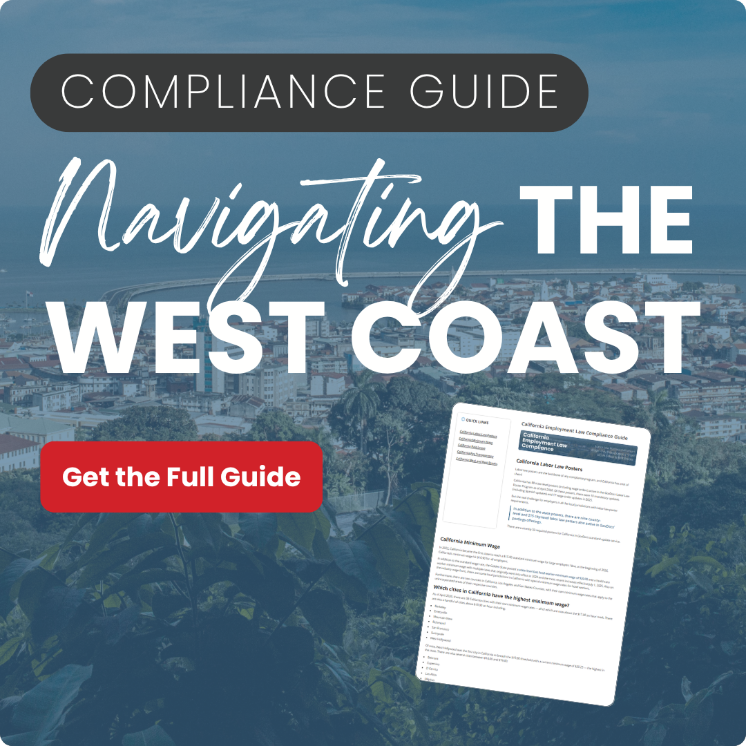 GovDocs West Coast Employment Law Compliance Guide