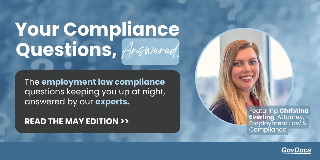 Q&A May Edition Christina Everling GovDocs
