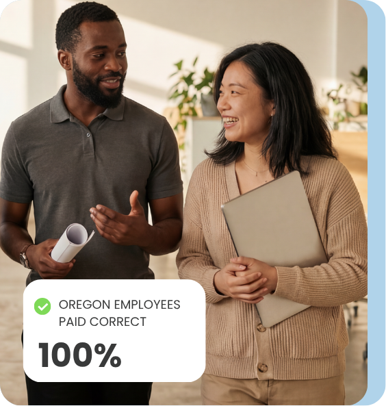 Oregon Employees Paid Correct
