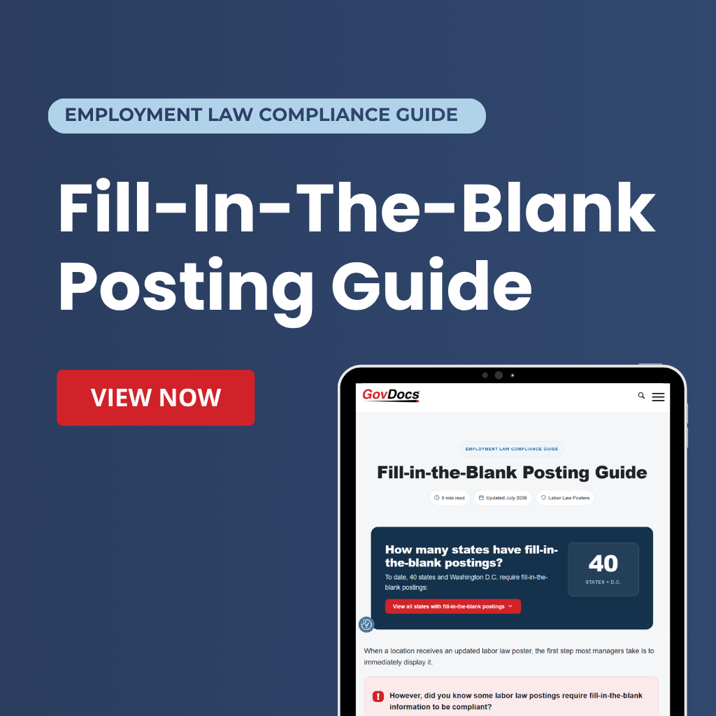 Fill In The Blank Posting Guide from GovDocs