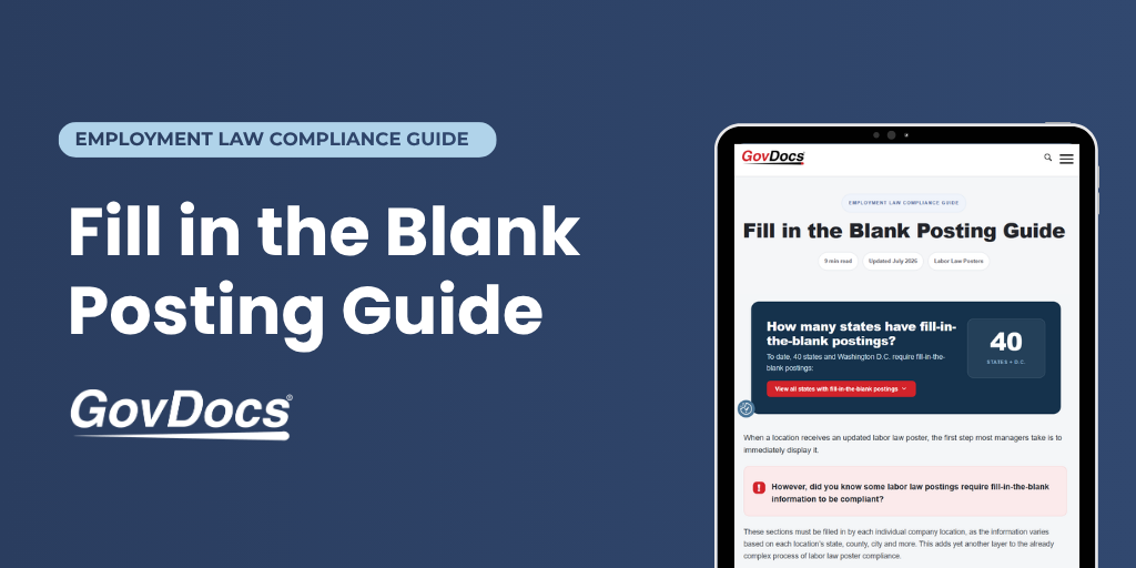 Fill In The Blank Posting Guide from GovDocs