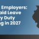 Illinois Employers: New Paid Leave for Jury Duty Coming in 2027
