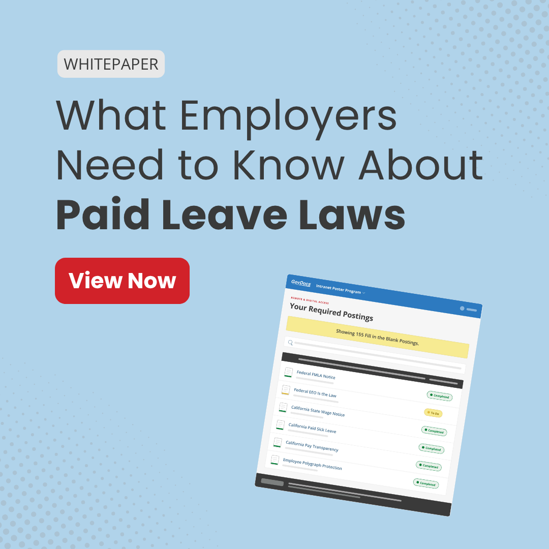 Paid Leave Whitepaper GovDocs