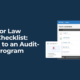 Labor Law Poster Audit Checklist from GovDocs