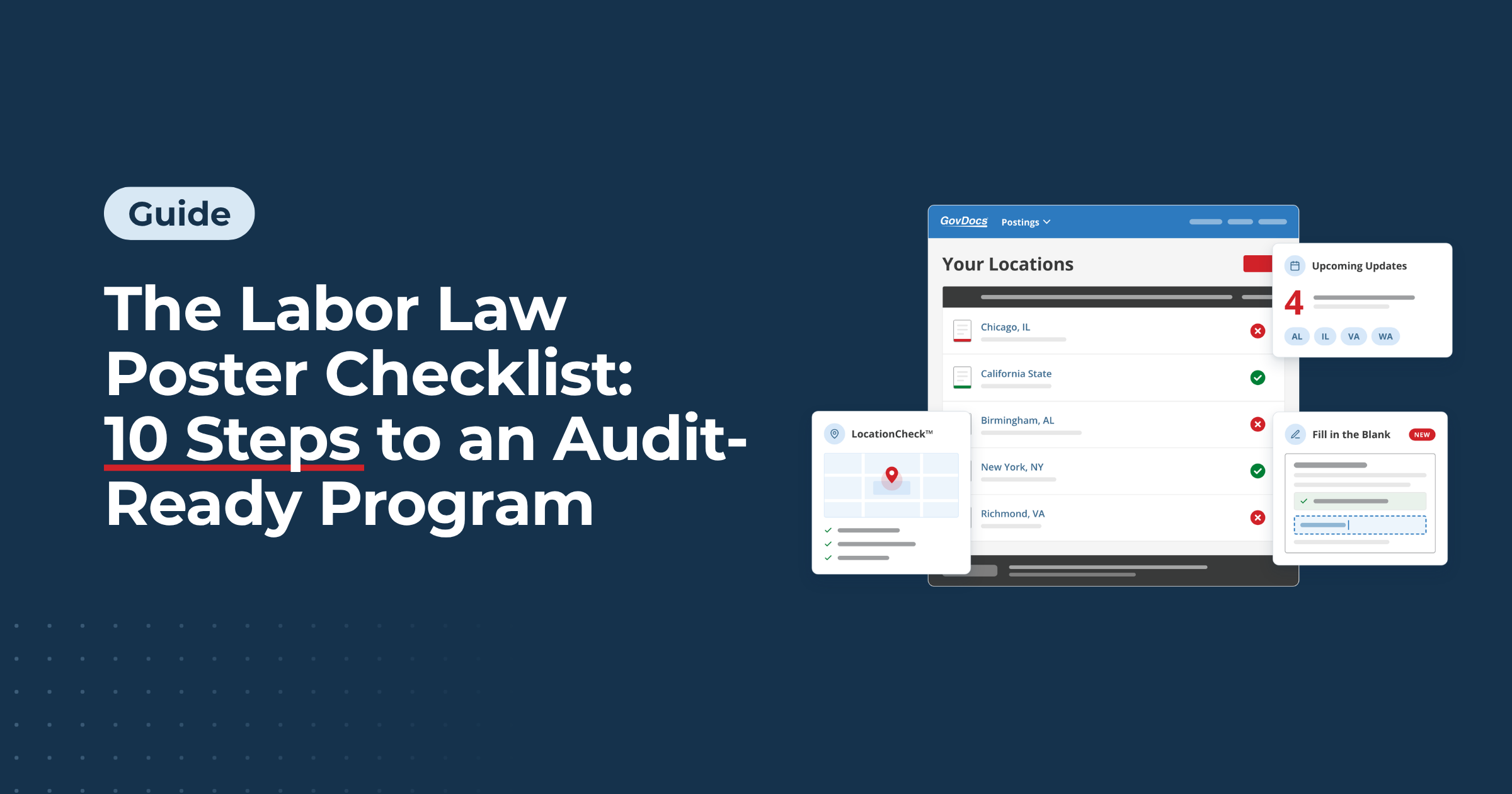 Labor Law Poster Audit Checklist from GovDocs